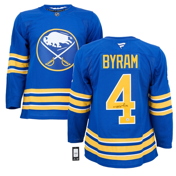 Bowen Byram Autographed Buffalo Sabres Fanatics Premium Jersey