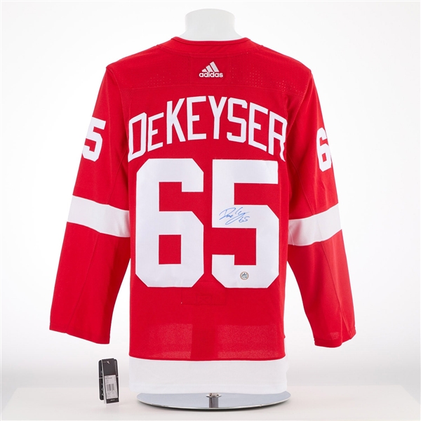 Danny Dekeyser Autographed Detroit Red Wings Red adidas Jersey