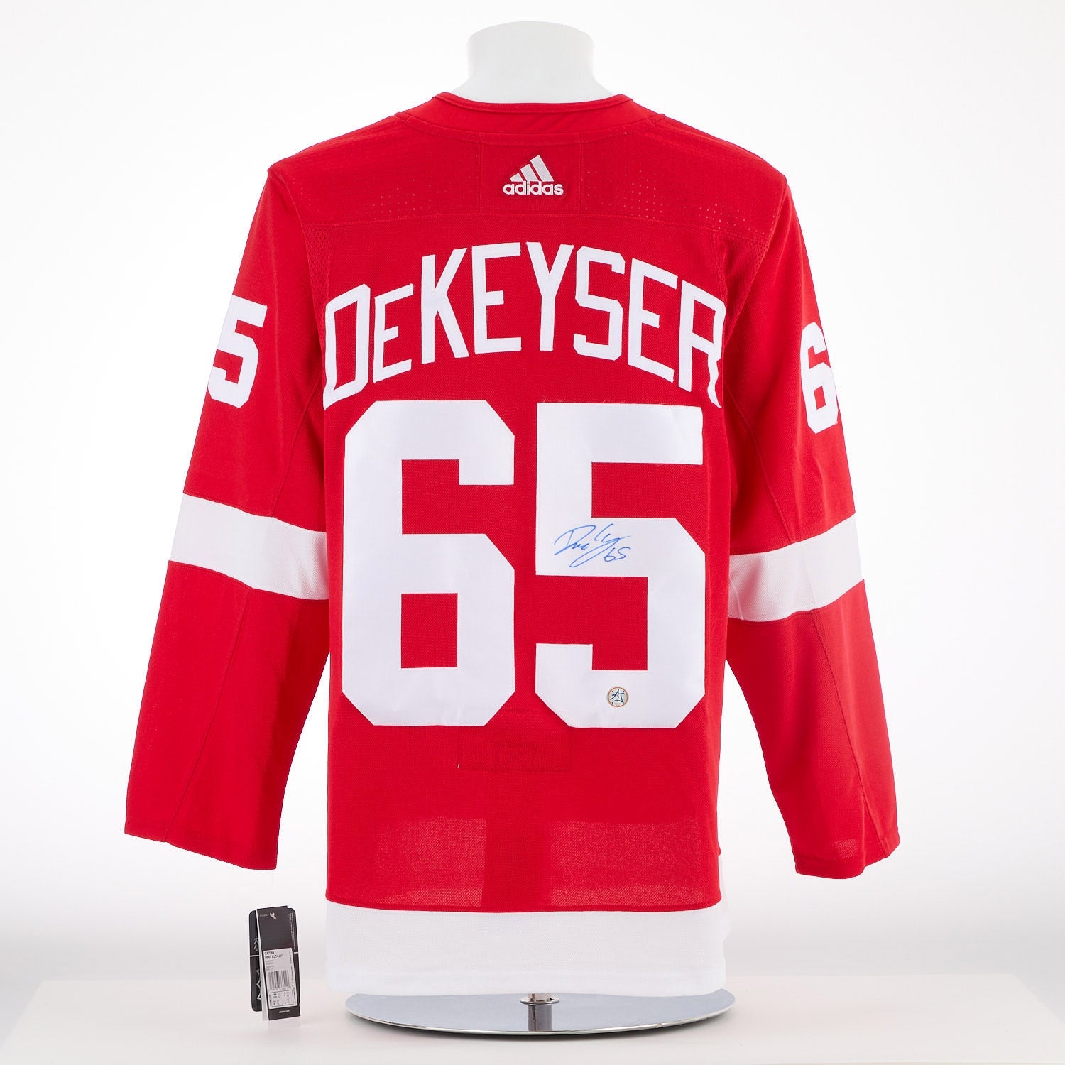 Danny Dekeyser Autographed Detroit Red Wings Red adidas Jersey