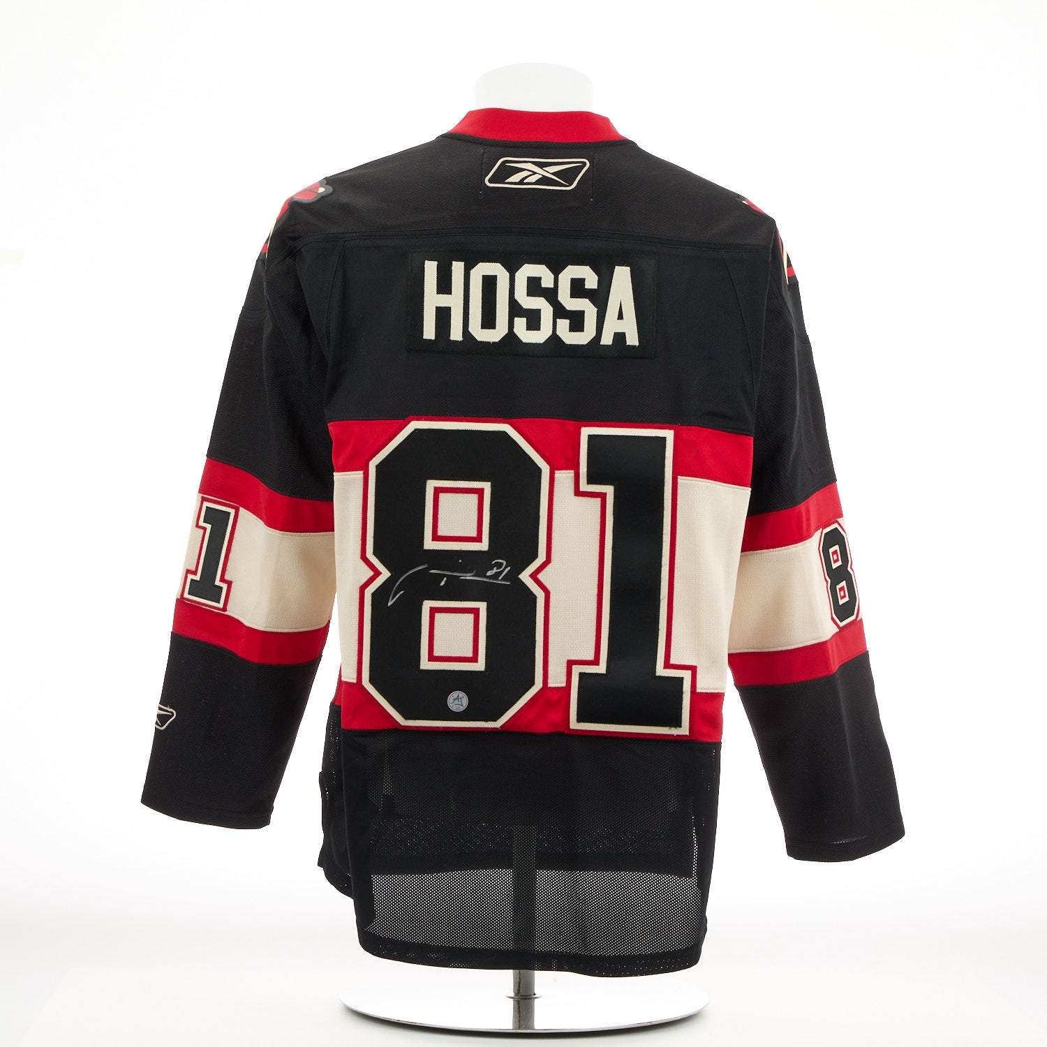Marian Hossa Signed Chicago Blackhawks Alternate Vintage Reebok Jersey