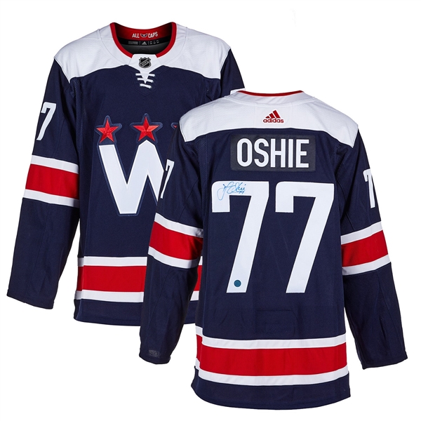 TJ Oshie Signed Washington Capitals Alternate adidas Jersey