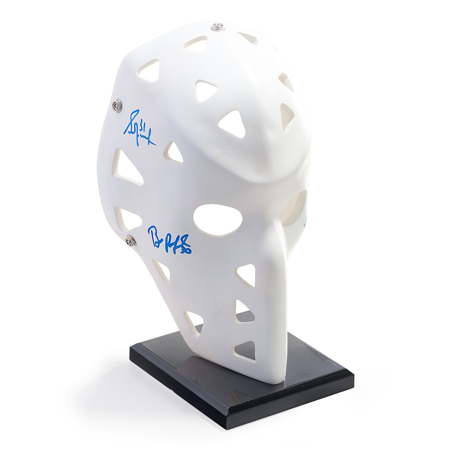 Edmonton Oilers Expansion Signed Throwback Goalie Mask
