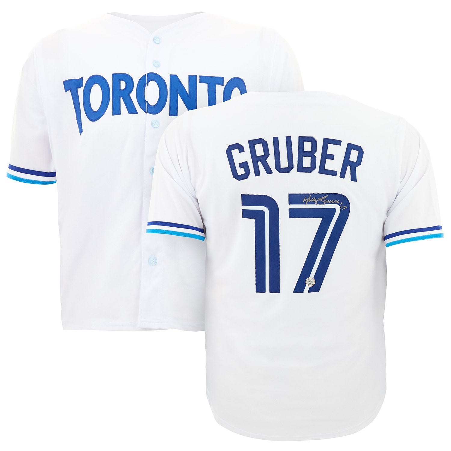 Kelly Gruber Autographed Toronto City Design White Baseball Jersey