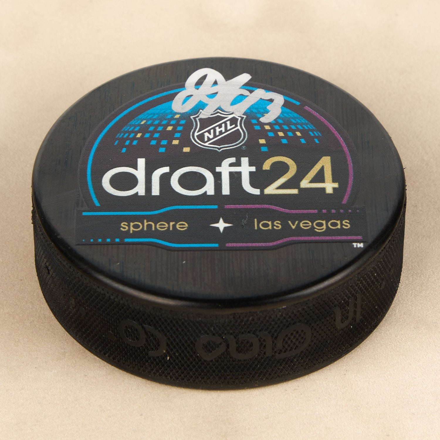 Ivan Demidov Signed 2024 NHL Entry Draft Puck
