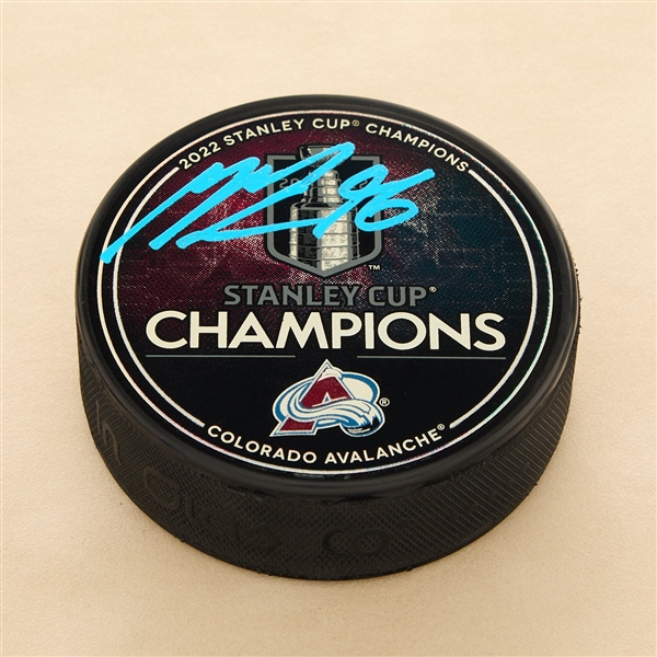 Mikko Rantanen Autographed Colorado Avalanche 2022 Stanley Cup Puck
