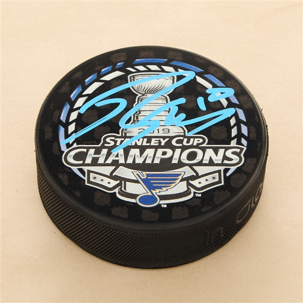 Robert Thomas Signed St Louis Blues 2019 Stanley Cup Puck