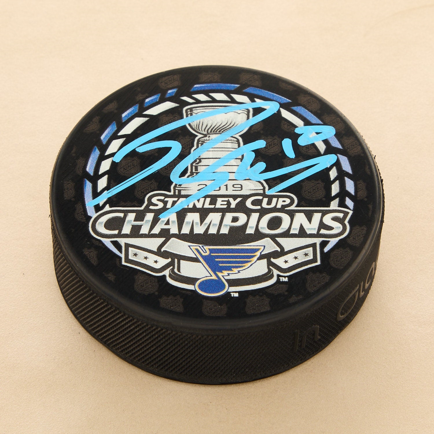 Robert Thomas Signed St Louis Blues 2019 Stanley Cup Puck