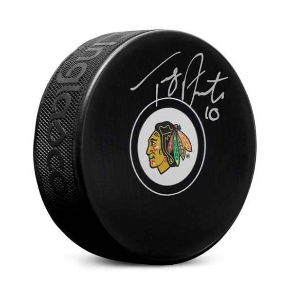 Tony Amonte Autographed Chicago Blackhawks Hockey Puck