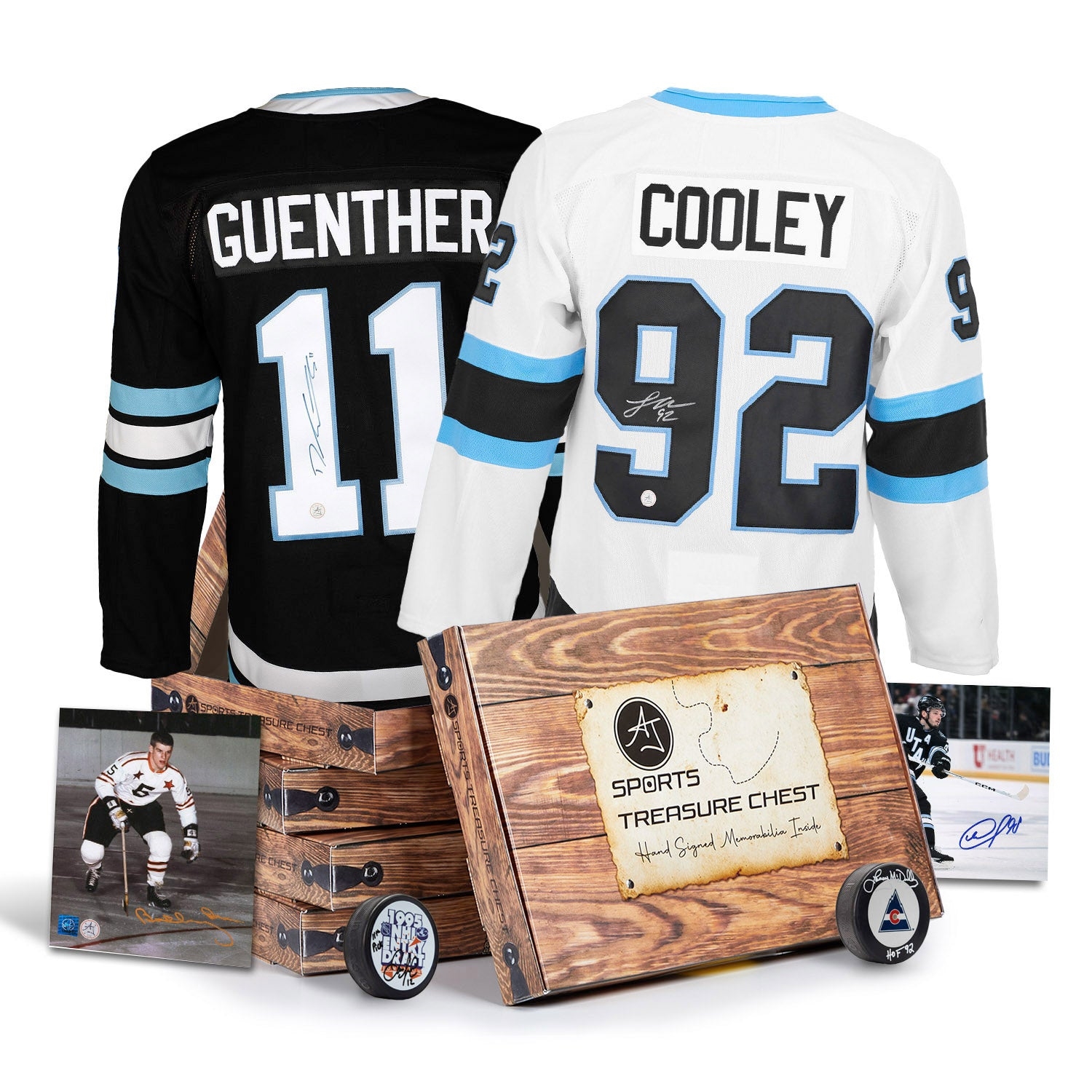 AJ Sports Utah Hockey Hat Trick Signature Treasure Chest