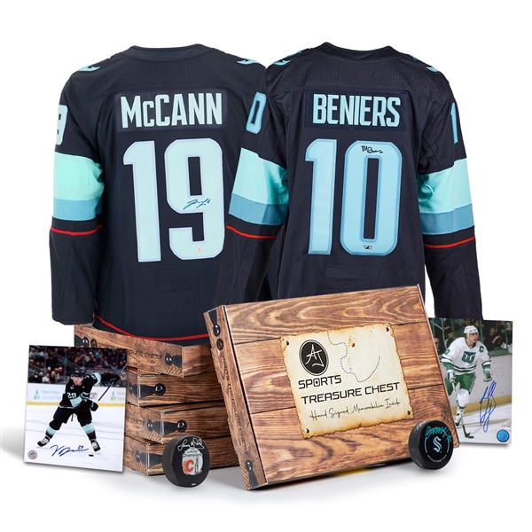 AJ Sports Seattle Hockey Signature Hat Trick Treasure Chest