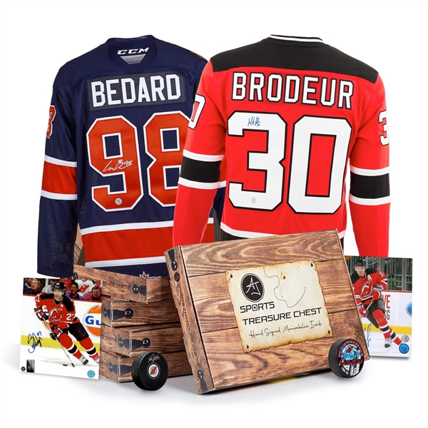 AJ Sports New Jersey Hockey Signature Hat Trick Treasure Chest