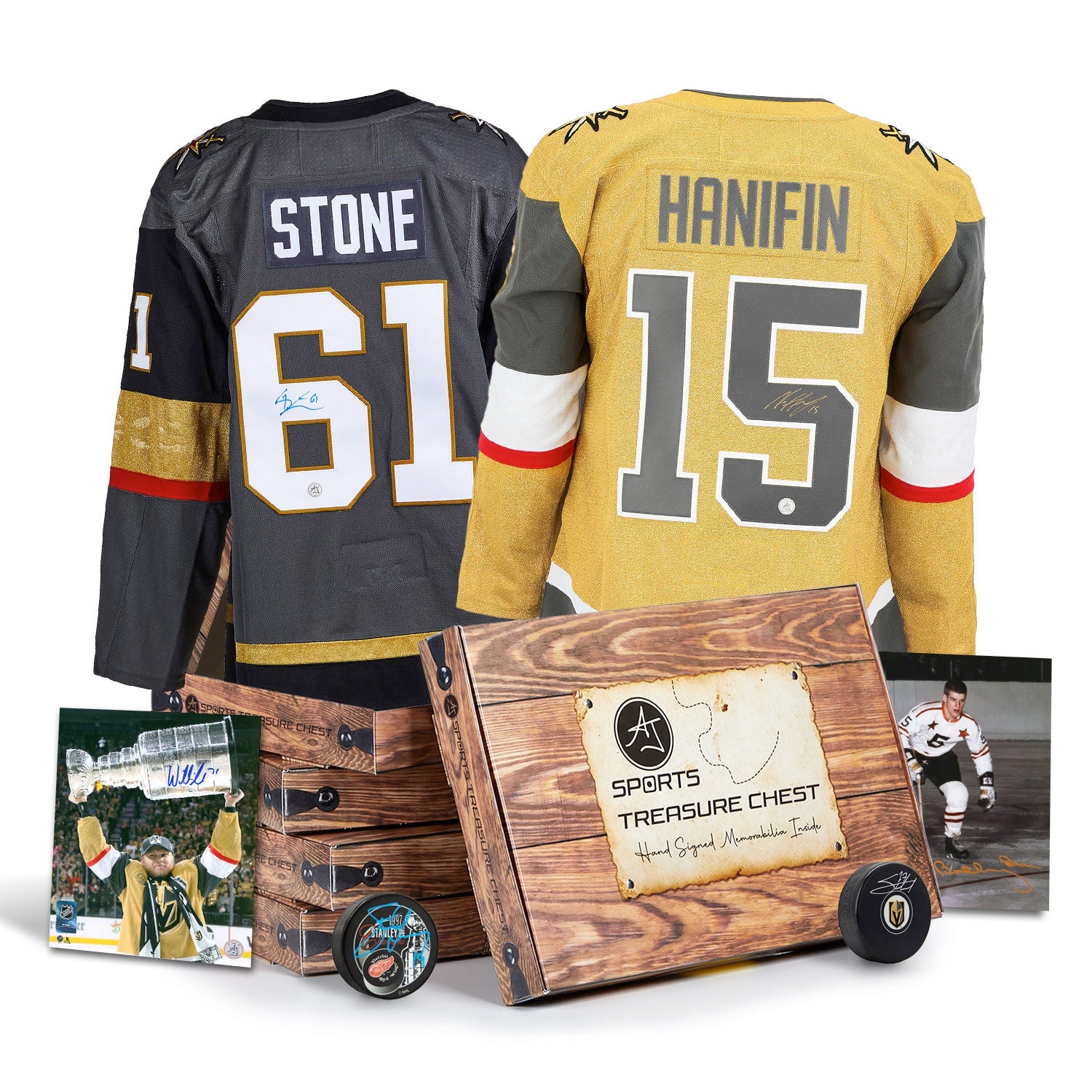 AJ Sports Las Vegas Hockey Signature Hat Trick Treasure Chest