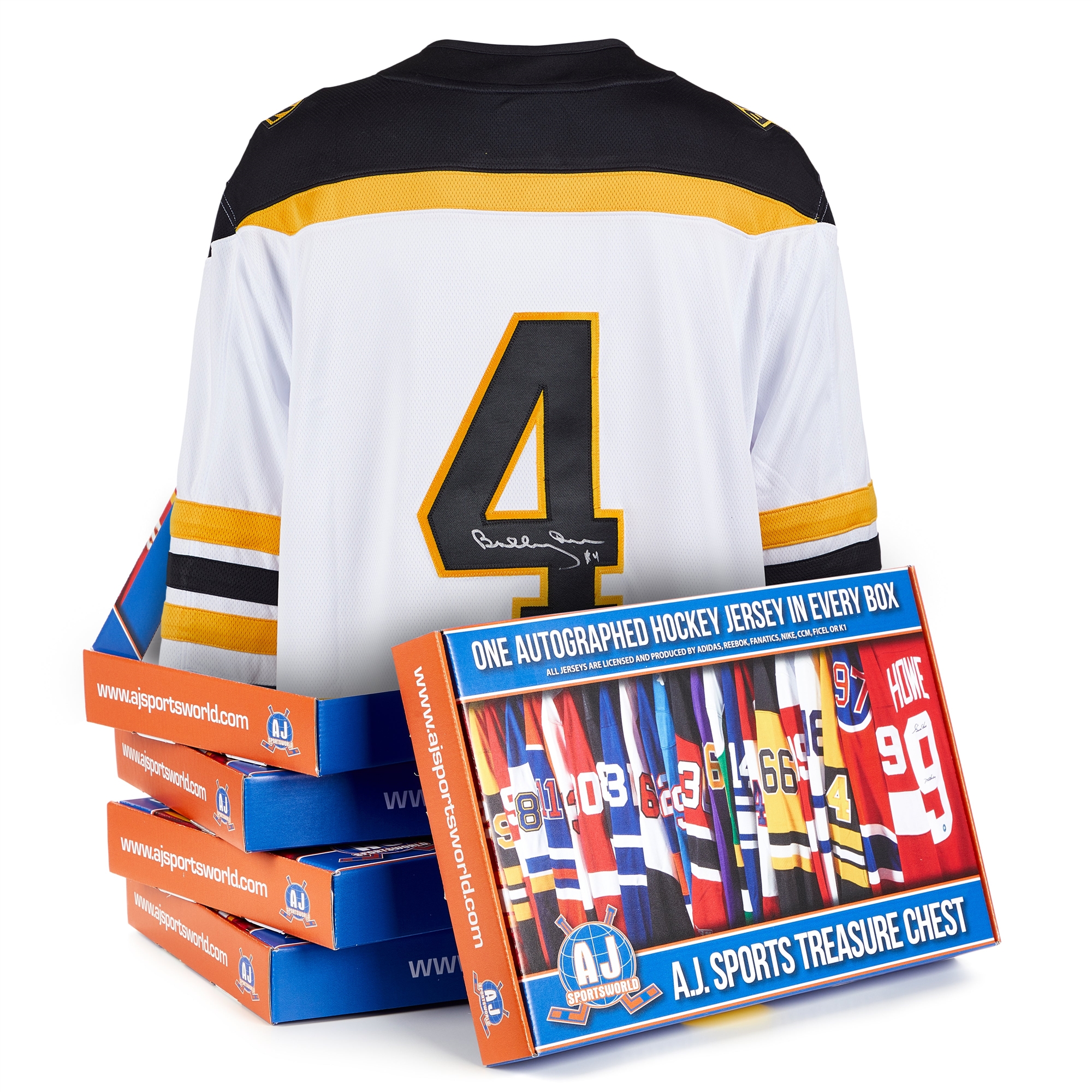AJ Sports Boston Hockey Signature Hat Trick Treasure Chest