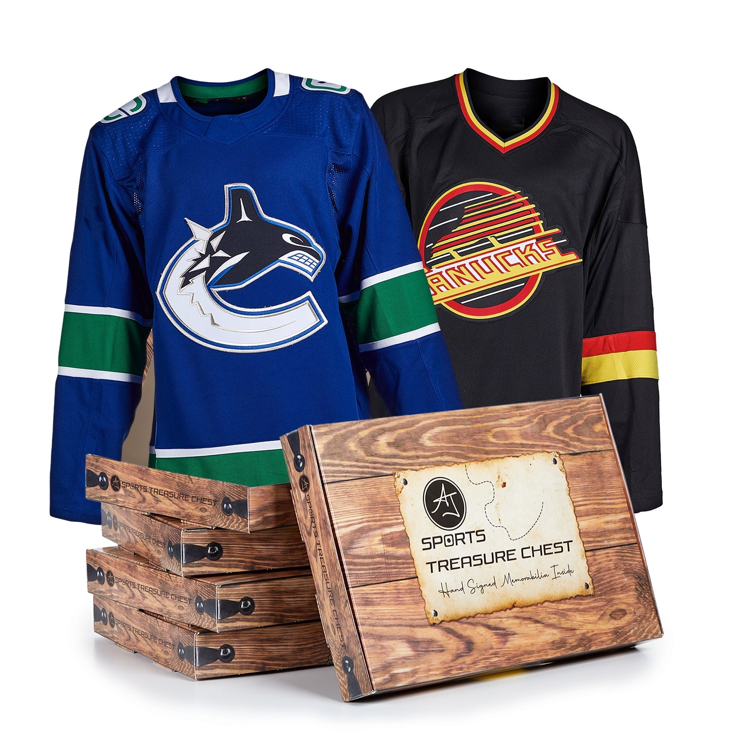 AJ Sports Vancouver Hockey Signature Hat Trick Treasure Chest