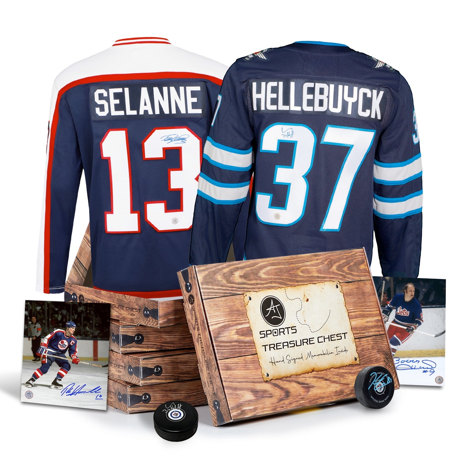 AJ Sports Winnipeg Hockey Signature Hat Trick Treasure Chest