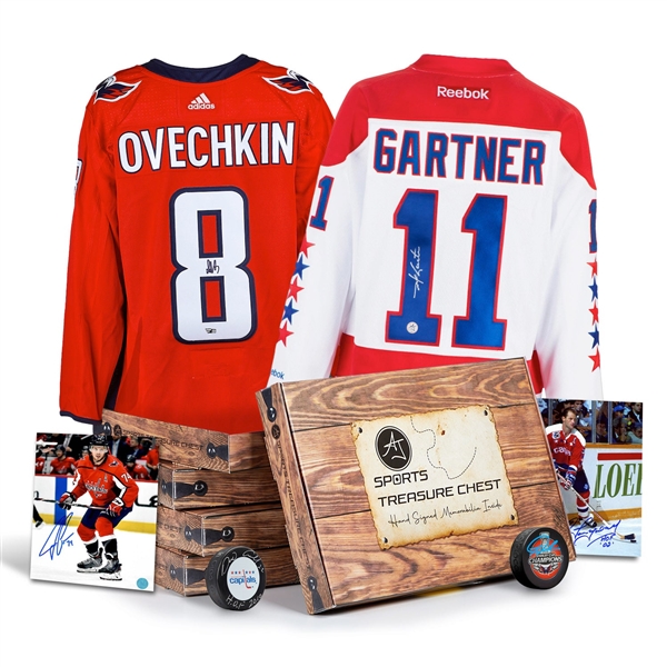 AJ Sports Washington Hockey Signature Hat Trick Treasure Chest