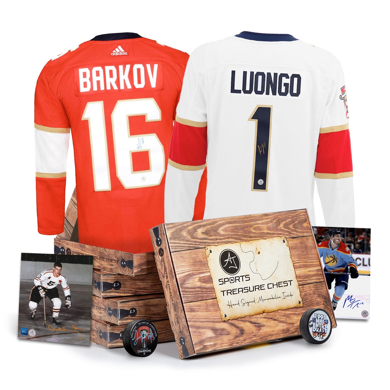 AJ Sports Florida Hockey Hat Trick Signature Treasure Chest