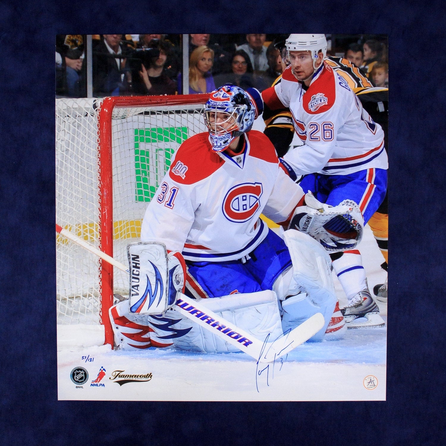 Carey Price Autographed Montreal Canadiens Goalie 16x17 Photo