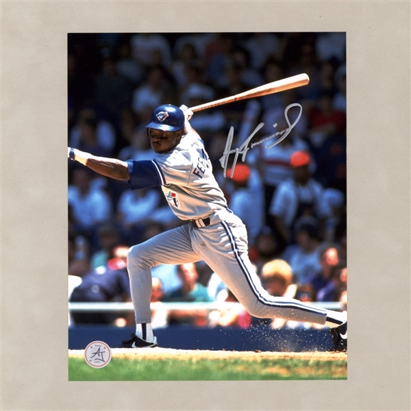 Tony Fernandez Autographed Toronto Blue Jays Batting 8x10 Photo