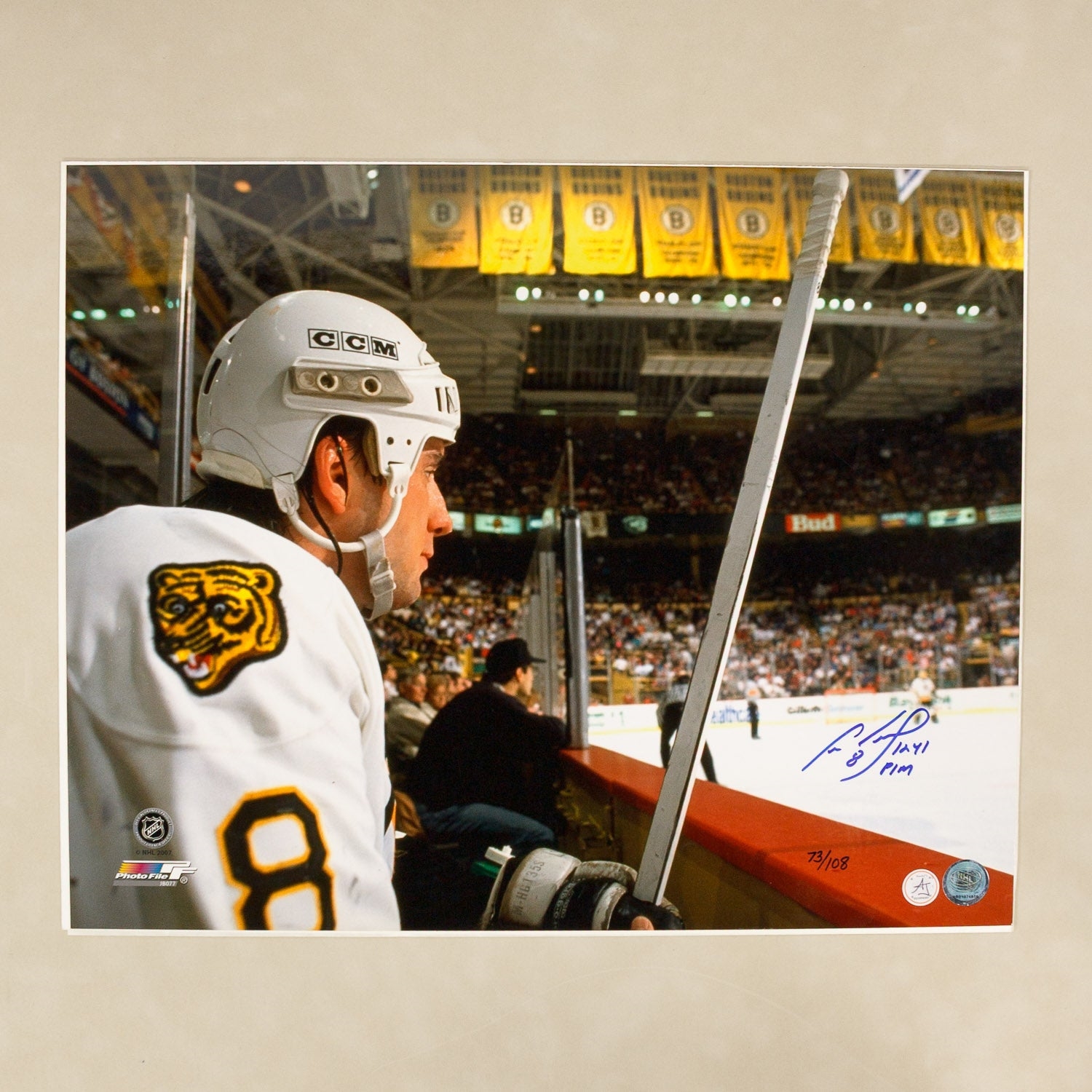 Cam Neely Autographed Boston Bruins Hockey 16x20 Photo