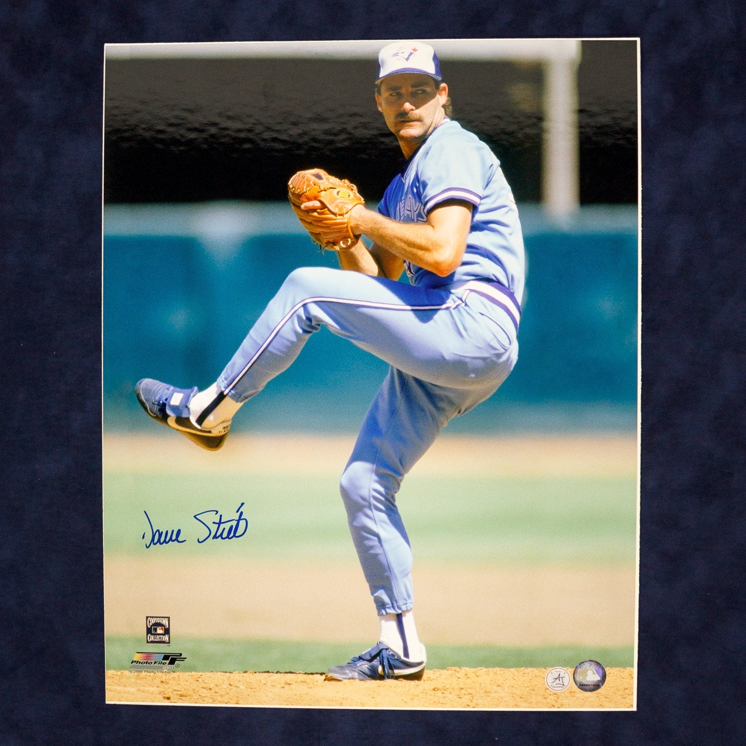 Dave Stieb Autographed Toronto Blue Jays Pitching 16x20 Photo