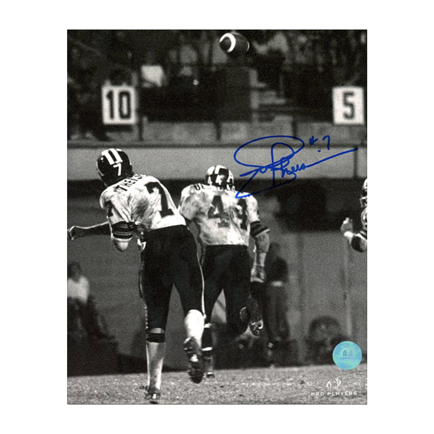 Joe Theismann Autographed Toronto Argonauts Quarterback 8x10 Photo