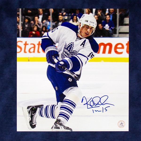 Tomas Kaberle Autographed Toronto Maple Leafs Slapshot 11x14 Photo
