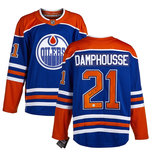 Vincent Damphousse Autographed Edmonton Oilers Fanatics Breakaway Jersey