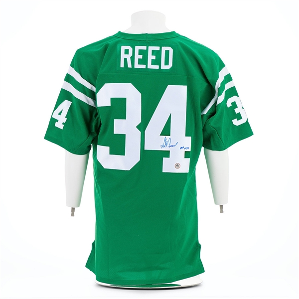 George Reed Signed Saskatchewan Roughriders Canadian Football City Design Jersey