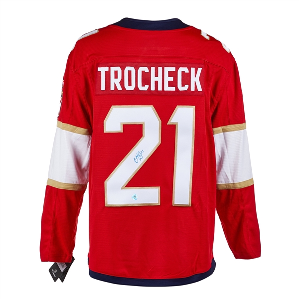 Vincent Trocheck Autographed Florida Panthers Fanatics Breakaway Jersey