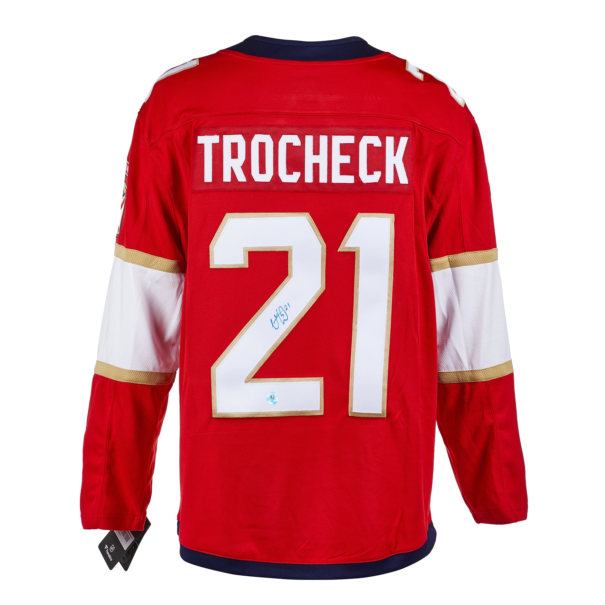 Vincent Trocheck Autographed Florida Panthers Fanatics Breakaway Jersey