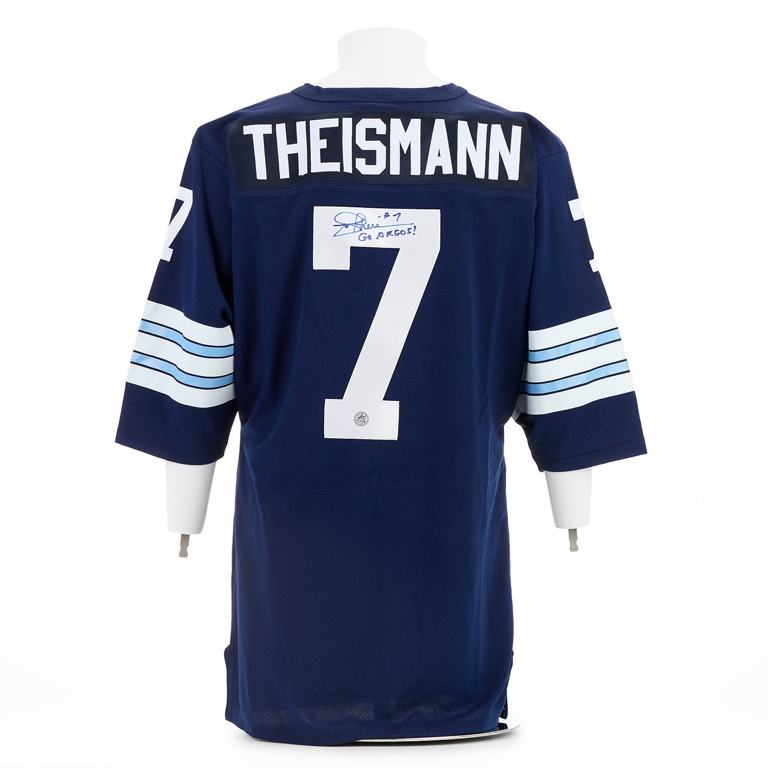 Joe Theismann Signed Toronto Canadian Football City Design Jersey