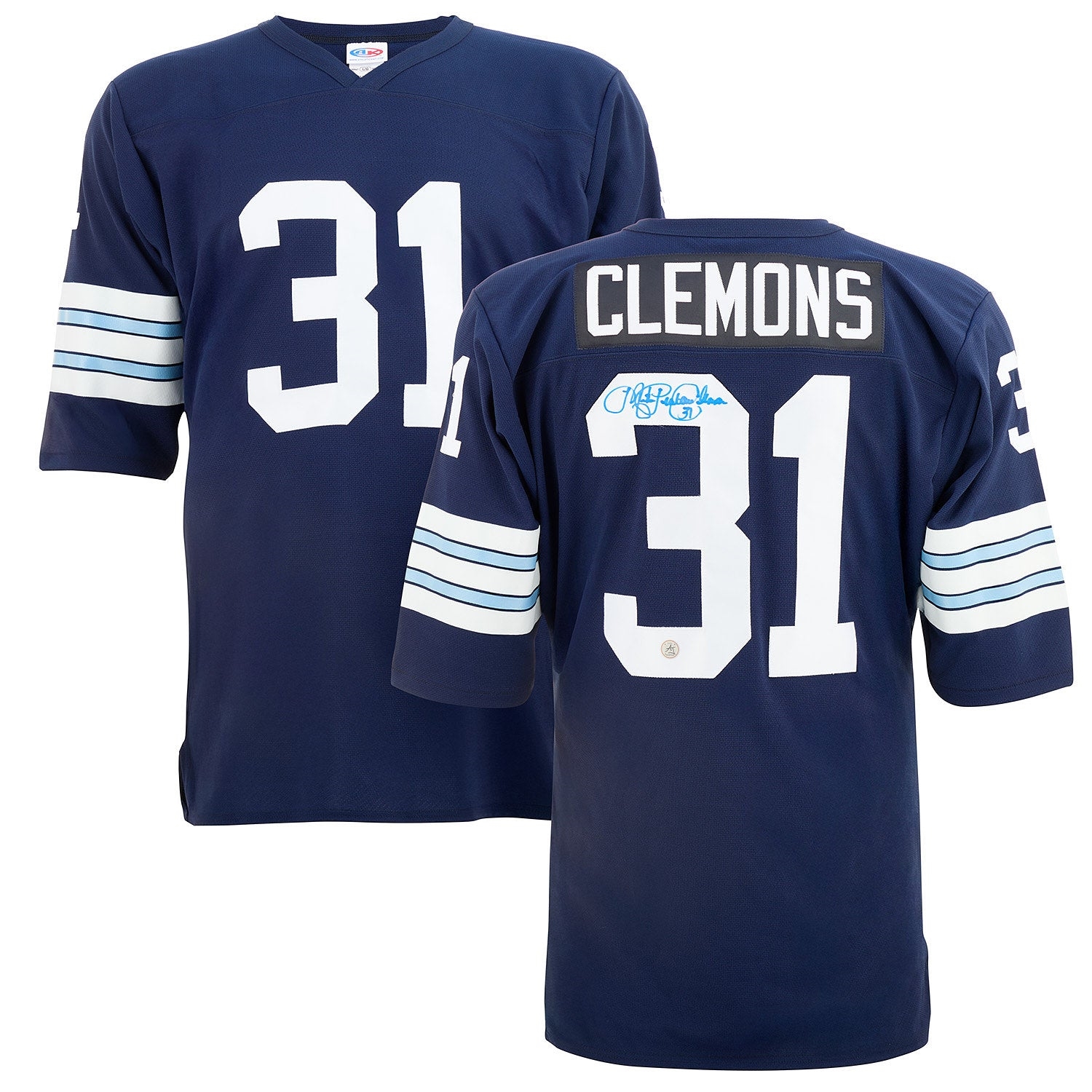 Mike Pinball Clemons Signed Toronto Argos Style Canadian Football Jersey